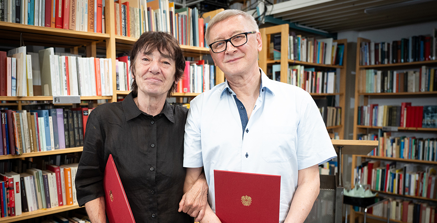 Staatspreise literarische Übersetzung für Jacqueline Csuss und Ryszard Wojnakowski