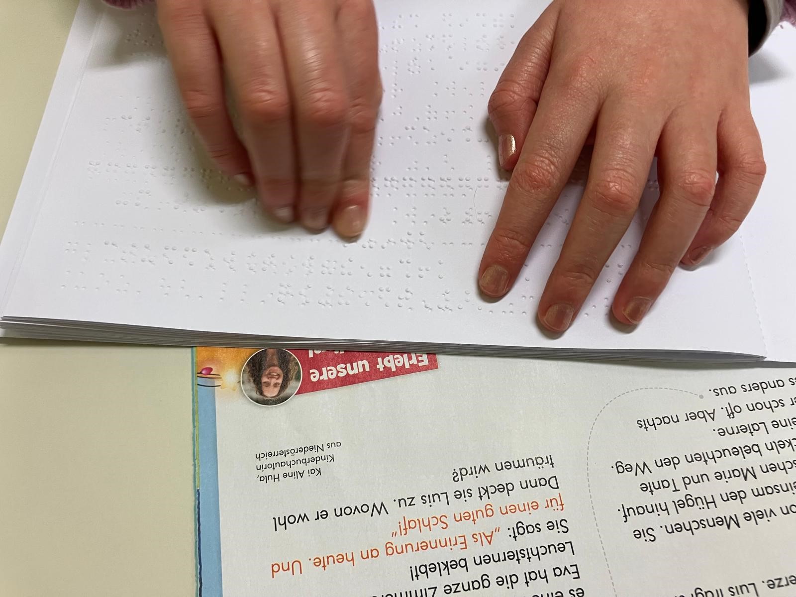 Brailleschrift, Foto: BBI