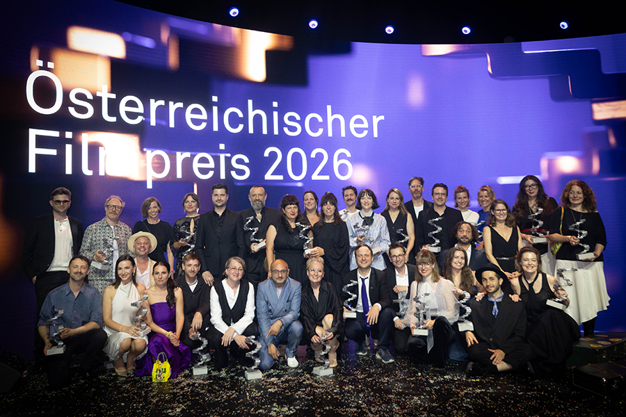 Preisträger:innen Filmpreis 2026, Foto: AÖF / eSeL.at - Lorenz Seidler