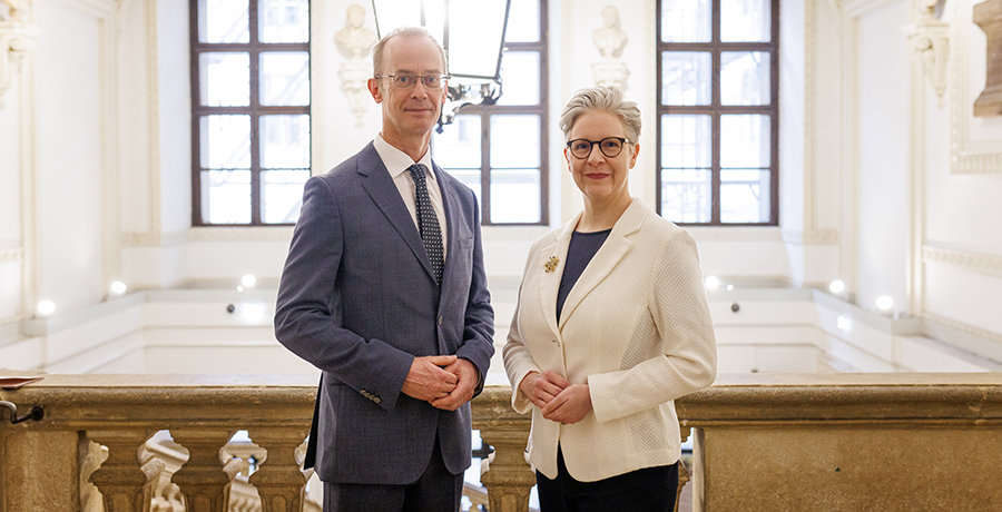 Richard Starkel, Michaela Mayr, Foto: BMWKMS/Trippolt