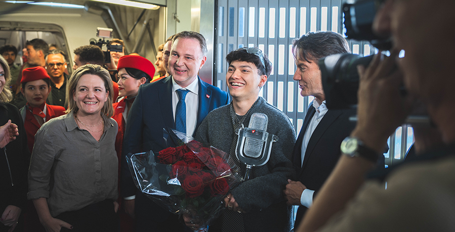 Empfang von JJ