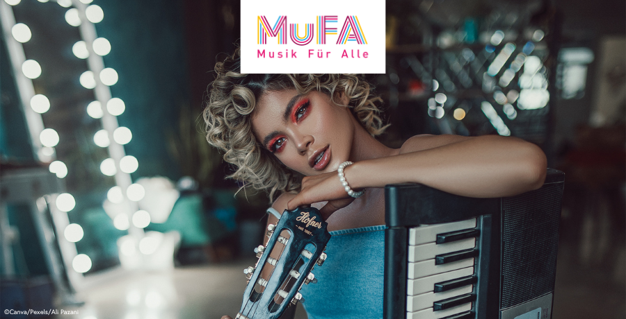 Musikerin mit 