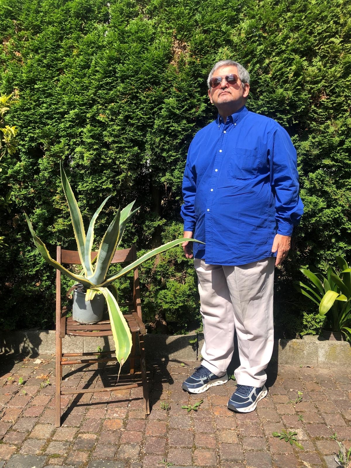 Paul Albert Leitner: Myself in the garden, Schruns, Austria, July 2026